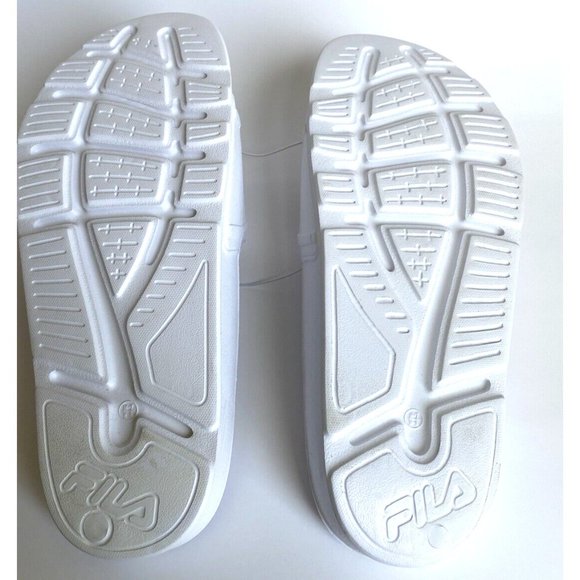 Fila Slides Unisexs Size 8 Women Or Size 7 Men White - Picture 7 of 7